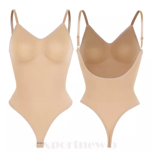 Body para mujer espalda baja control abdomen sin costuras espalda sin espalda modelador calzoncillos top - Imagen 36 de 44