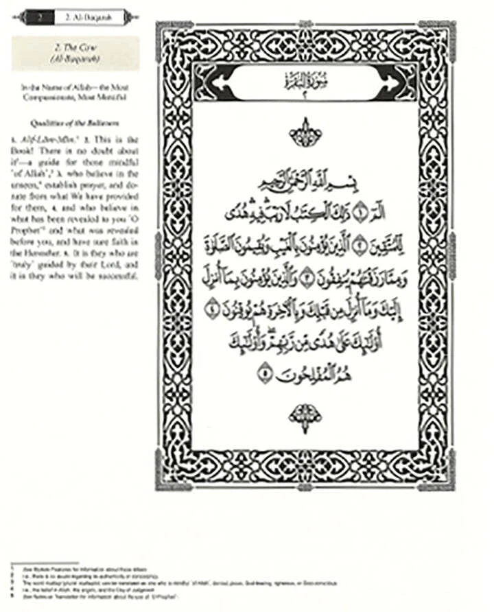 The Clear Quran Para Juz 1-30 with Arabic Text  (12" x 9.8")|Othmani-15 Lines - Image 4 of 4