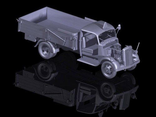 ICM 35401 Plastic model kit 1:35 Typ 2,5-32 (1,5 ton) WWII German light truck - Picture 20 of 24
