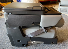15 -26 Oem Ford F150 Center Jump Seat Console Gray Vinyl. Nice F250 Worktop
