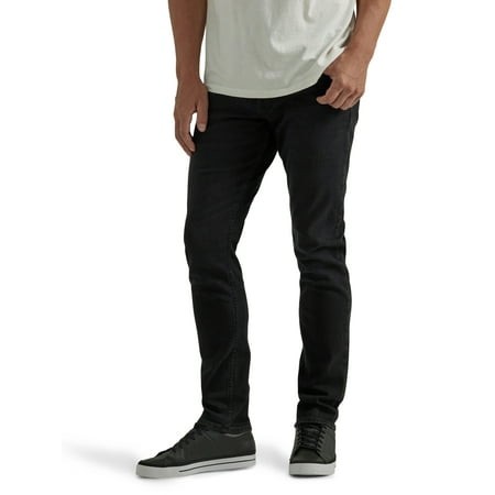 Wrangler Mens Jeans Taper Fit Comfort Flex Black Size 32