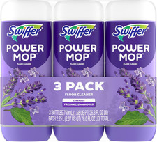Swiffer PowerMop Floor Cleaner Lavender 3 Pack 25.3 fl oz Bottles