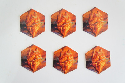 1988 TSR Dragon Lance Board Game TILES LOT Dungeons & Dragons