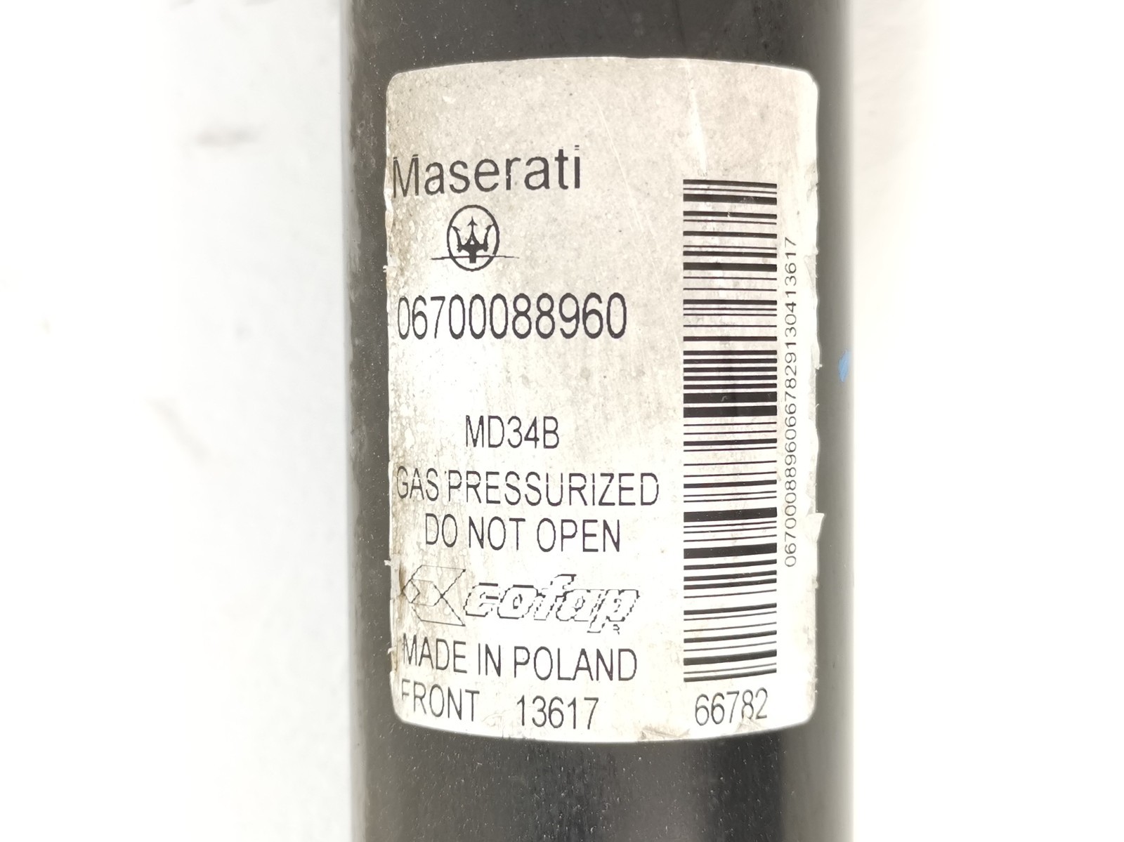 Maserati Ghibli 2017 RWD M156B 3.0 Front Left Shock Strut Absorber 6700088960