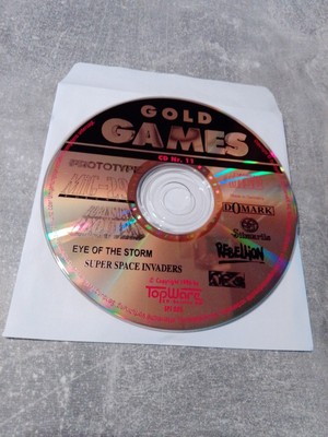 Pc Spiel Gold Games CD Nr. 11 Mig-29 + Eye of The Storm + Super Space Invaders