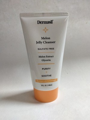 Dermasil Melon Jelly Face Cleanser 5 fl oz Sulfate Free Cruelty-Free Purifying