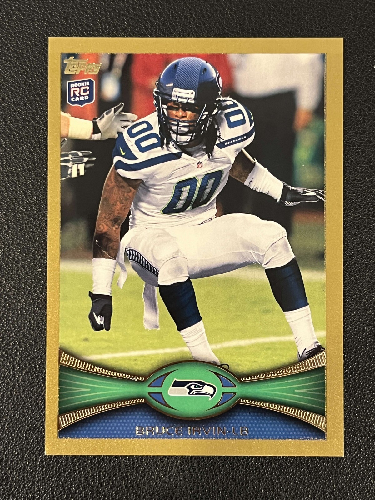 Bruce Irvin 2012 Topps Gold Parallel /2012 44 Rookie RC Seahawks