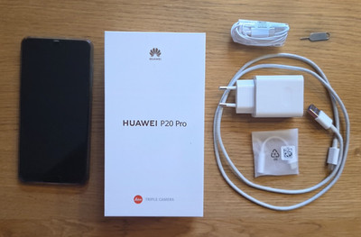 Huawei P20 Pro - 128GB - Schwarz (Ohne Simlock) (Dual SIM) in OVP
