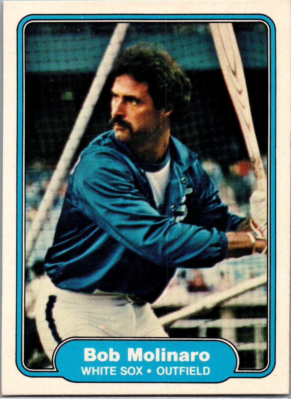 Bob Molinaro #353 1982 Fleer Chicago White Sox