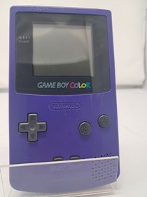 Nintendo Gameboy Color. Grape with Tetris and Shamus. Tested Working 