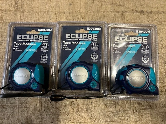 TAPEMEASURE ECLIPSE TAPE MEASURE 3 X 5 METRE MEASURING TAPES