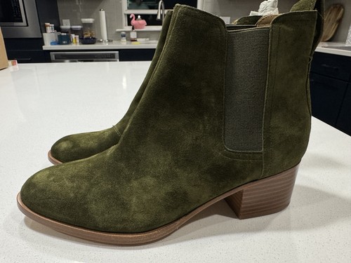 rag & bone Women’s Walker Boot Suede Ankle Boot Green Size 39 (8 US) MSRP $395 - Afbeelding 4 van 14