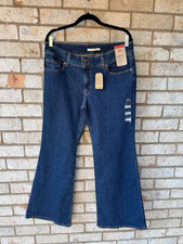Levi s Superlow Flare Dark Denim Jeans 32x32 NWT