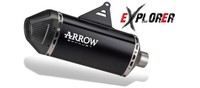 Arrow Indy Race EVO Auspuff Aluminium Schwarz Passend FüR Voge Valico 800DSX Ral