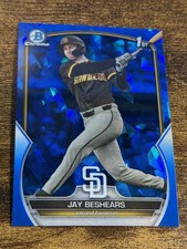 JAY BESHEARS 2023 Bowman Draft #BDC-166 1st Chrome Sapphire Refractor