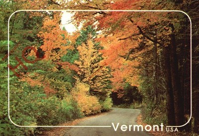 Ansichtskarte: Vermont, Herbstpracht