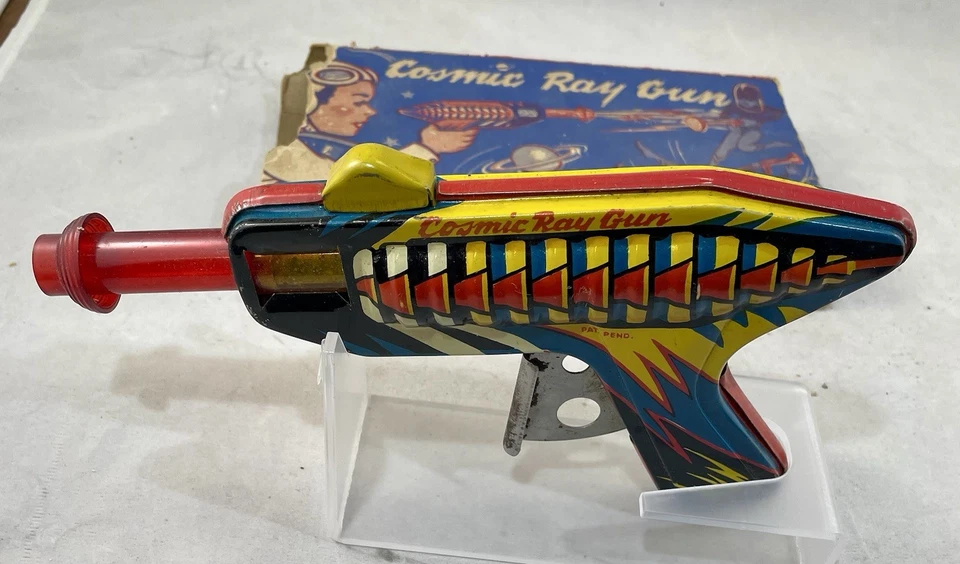 1955 Buck Rogers Космический Лучевой Пистолет от Ranger Steel Products, С Оригинальной Коробкой - Изображение 3 из 4