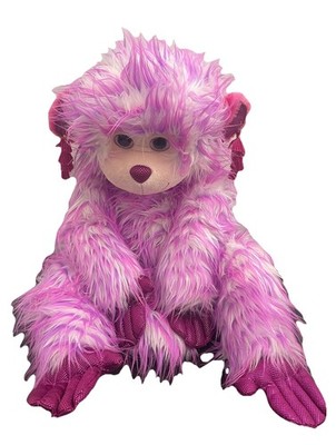 27  Douglas Cuddle Toys Raspberry Swirl Monkey Plush Toy Sporting Fun Earrings.