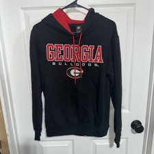 University Of Georgia Bulldogs Black Hooded S...