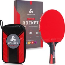 Ping Pong Paddles | Professional/Intermediate Table Tennis Paddles with Carbon F