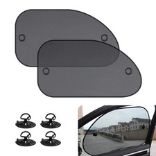2 PCS Car Side Window Sun Shade with Suction Cup, 26In x 15In Vehicle Window