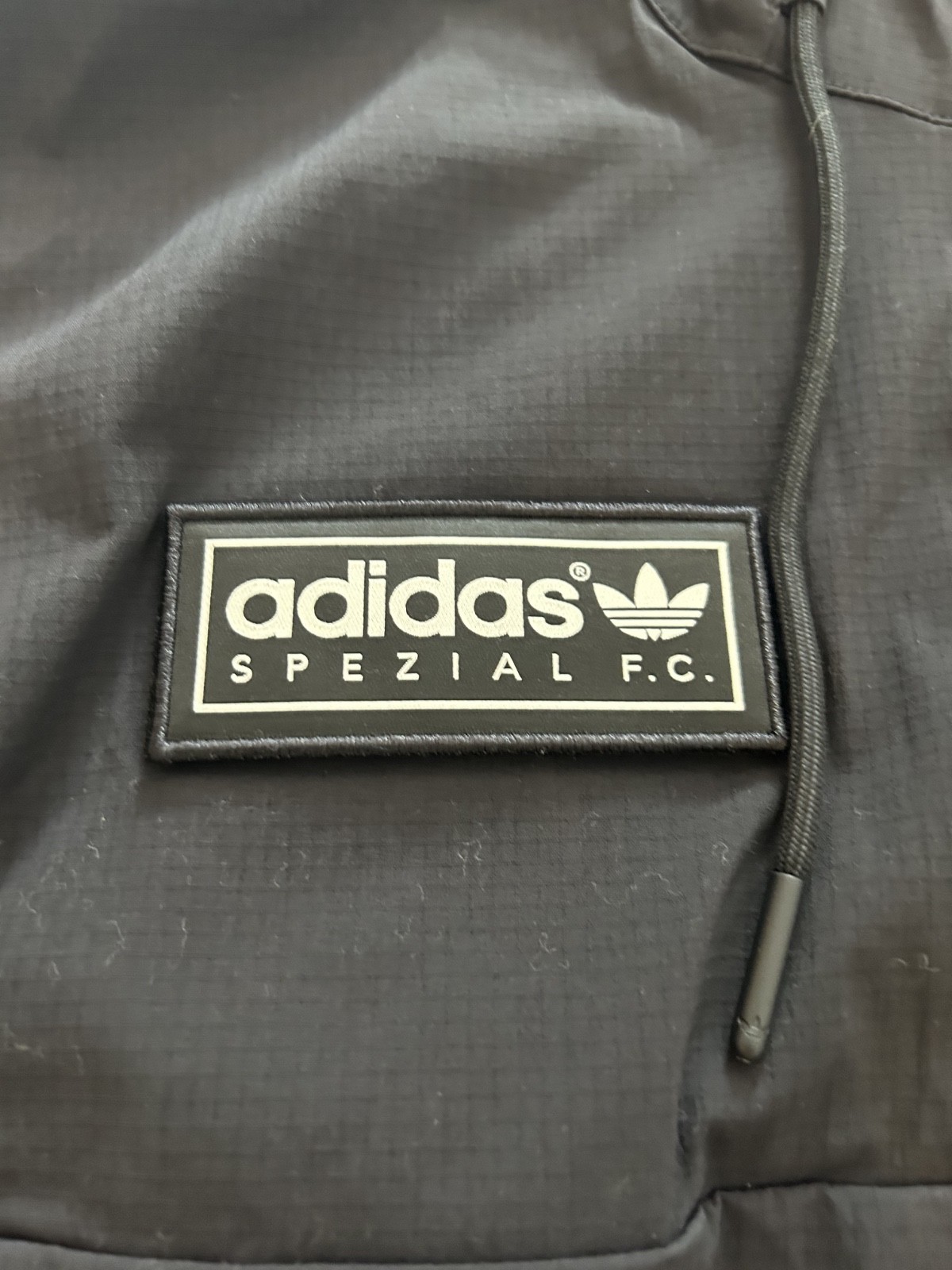 adidas SPZL FC Todmorden Black Smock With black & Red Badges 24”PTP image 7