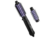 Conair 2-in-1 Hot Air Curler Combo 1.5-In Curl Brush/1-In.Aluminum Bristle Brush
