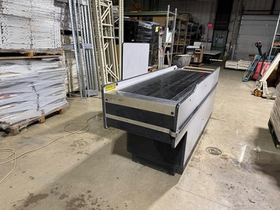 Express CHECKOUT COUNTER Motorized Belt Grocery Checkstand Equipment ...