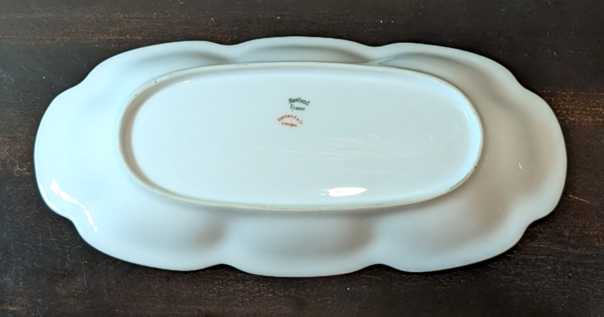 Haviland & Co Limoges France Anjou Collection Porcelain Vegetable Serving Dish
