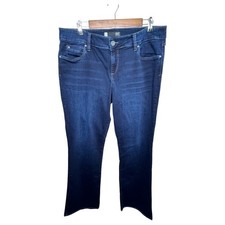 KUT from the Kloth Natalie High Rise Bootcut Jeans Size 16 Dark Wash Used