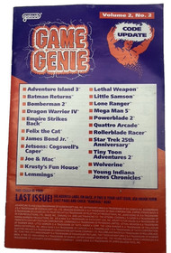 NES Game Genie Video Game Book Vol 1, Vol 2 Vol 3 & OEM Genie Manual (1990)