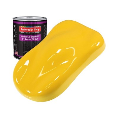 - Sunshine Yellow Acrylic Urethane Auto Paint - Quart Paint Color Only - Prof...