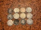 12 Pieces Cull Seated Liberty Dime Lot 1875-CC 1853 Arrows 1891 1868 1889 & more