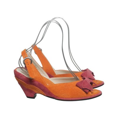 John Fluevog, Sandaletten, Größe: 35 1/2, Orange/Rot, Damen, 5 #c8l