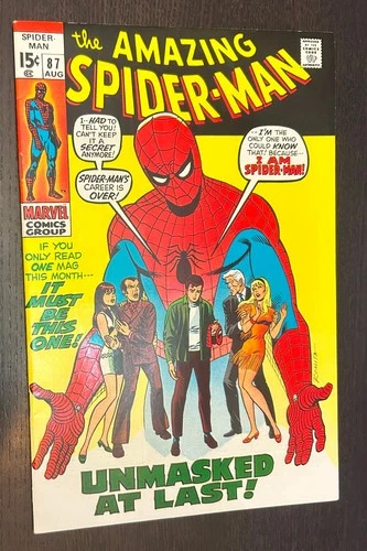 AMAZING SPIDER MAN #87 (Marvel Comics 1970) -- Bronze Age Superheroes -- VF