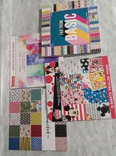 4 Crafting / Scrapbooking Paper Pads, Mickey, Boys, Far From Basic, 300+ Pages