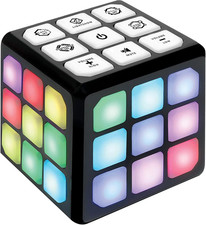 Winning Fingers Flashing Cube Electronic Memory and Brain Game - 4-In-1 Handheld