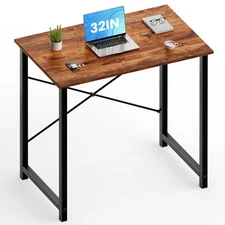 31-63 Inch Modern Office Computer Desk Writing Work Study Table with Storage Bag