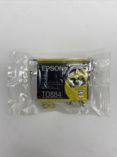 Genuine Epson Yellow Printer Ink Cartridge TO884 88 BRAND NEW SEALED