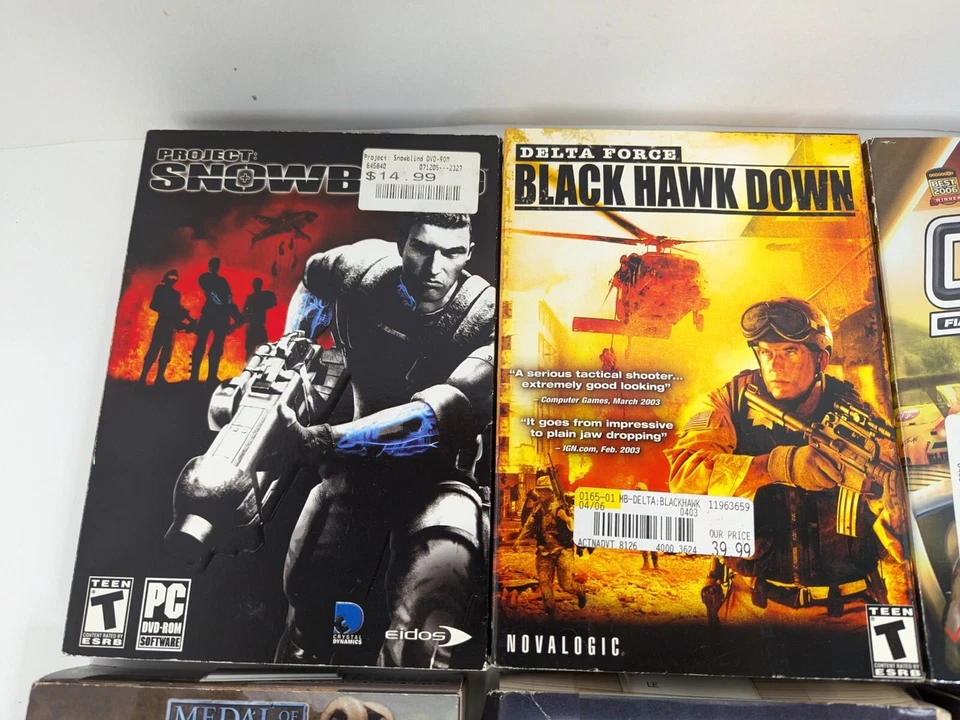 Lot Of 6 PC Military Shooter RPG FPS Games Medium Boxes Some With Manuals L3 - Image 2 of 4