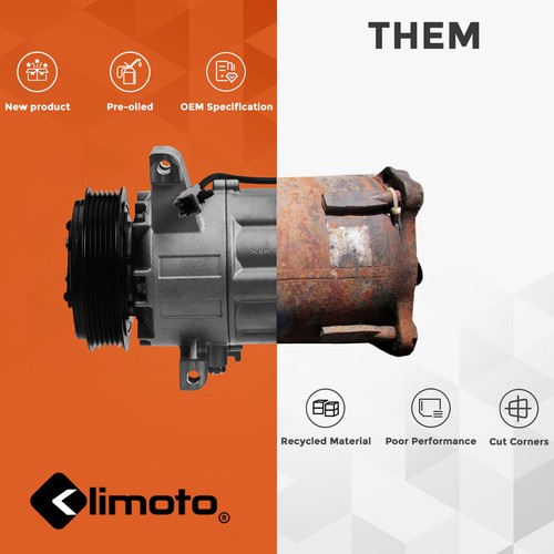 Klimoto A/C Compressor | Compatible With 12-14 Hyundai Veloster - Foto 5 di 5