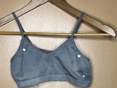 Cat & Jack Teen Girls Large Gray Training Bra Adjustable Spaghetti Strap