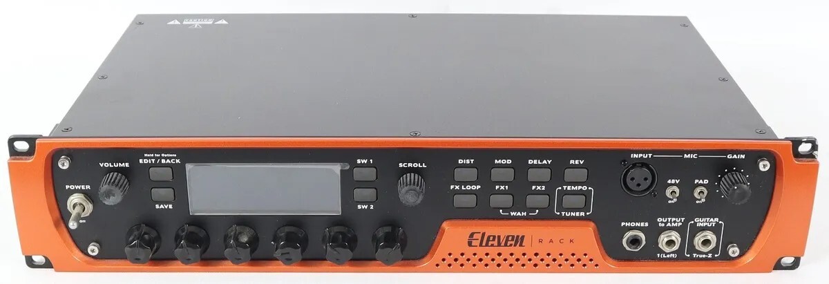 Avid Eleven Rack Guitar Effects Processor Pro Tools Audio
