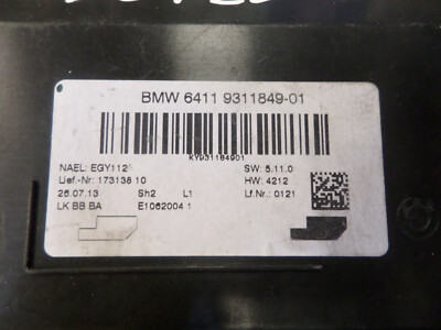 BMW F20 1 Series Air Con Control Module 64119311849 for sale