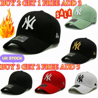 Unisex New York NY Yankees Baseball Men Women Hat Sport Snapback Cap Cotton 2025