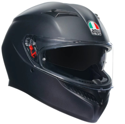 Integral Helm Motorrad AGV K3 E2206 Matte Black Größe L - Pinlock Inbegriffen