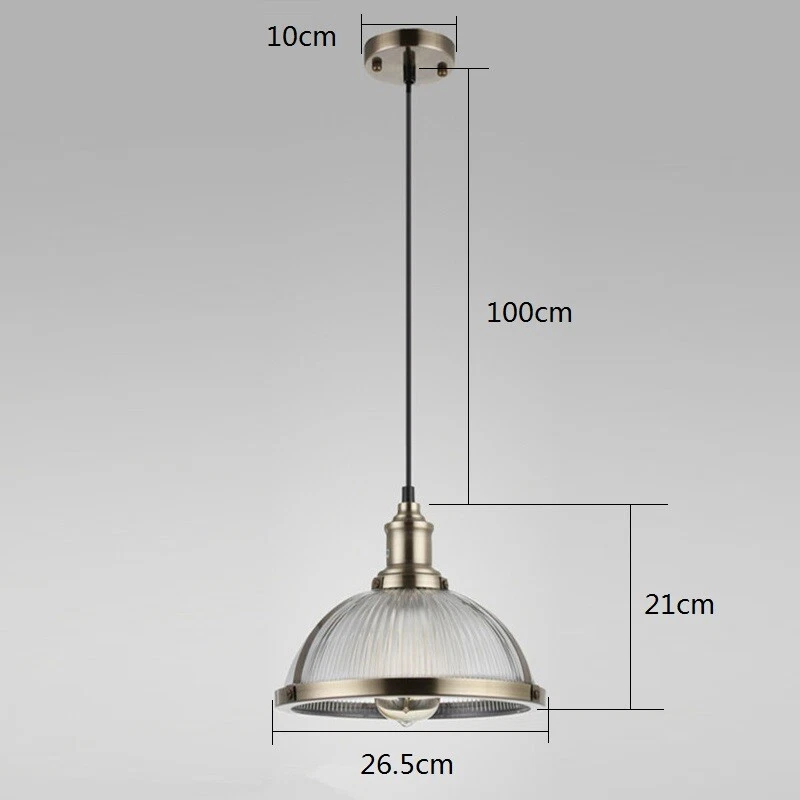 Glass Pendant Light Home Lamp Room LED Ceiling Light Kitchen Chandelier Lighting - Image 2 of 4