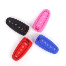 Silicone Car Remote Key Fob Cover Case Shell For Ford Edge Explorer Taurus Focus