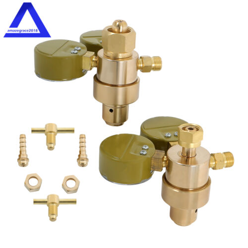 Oxygen Acetylene Gas Regulator Dual Gauge CGA540 & CGA200 Welding Cutting Torch - Picture 4 of 12
