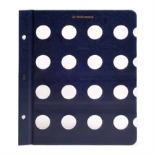 Blank Page for Whitman Classic Coin Albums - 22mm Openings